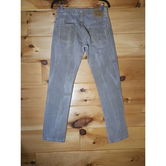 Levi's The Original Jeans Skinny 511 30x30 Gray Medium Wash Straight Leg Flaw - Picture 13 of 16